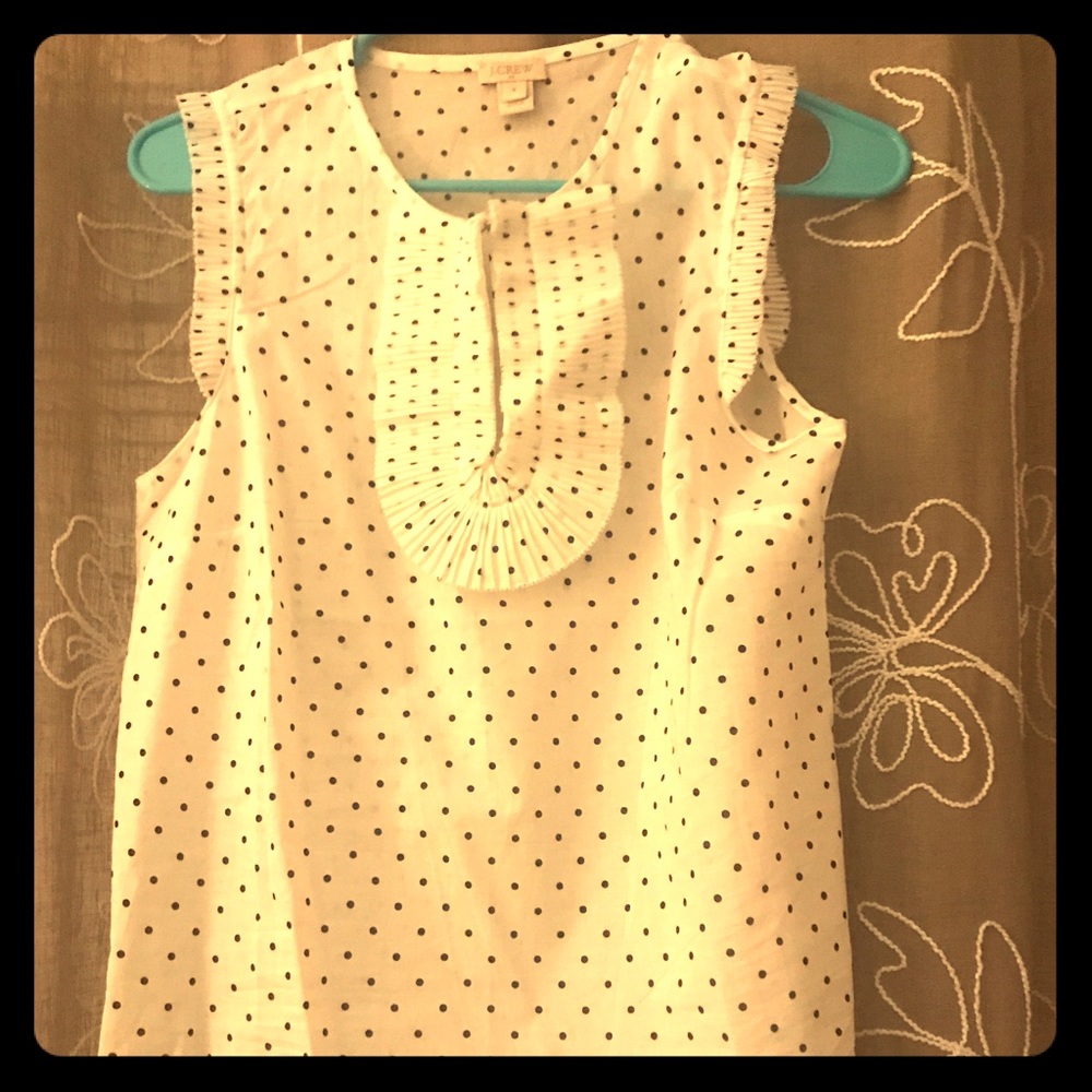 J Crew Women’s sleeveless top. Size 6.